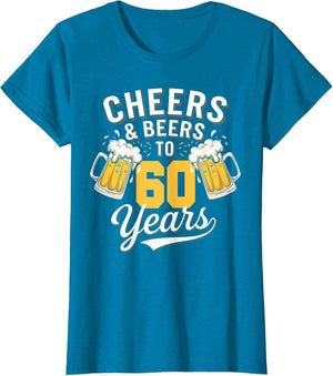 Cheer & Beer to 60 Years 60th Birthday Beer Drinking Party