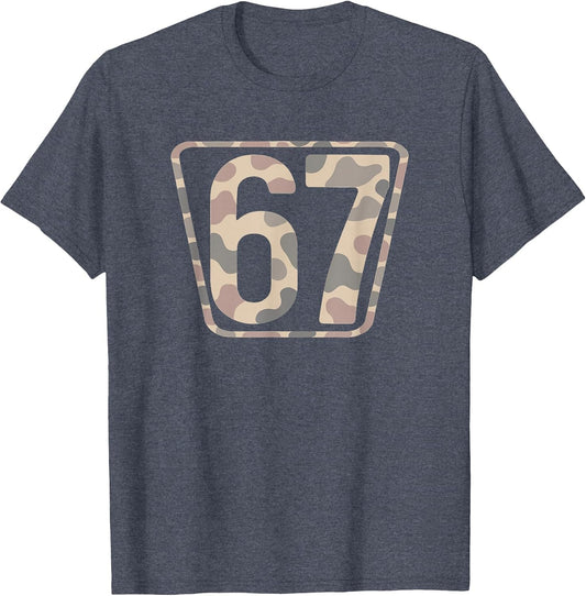 Camo 67 Meme for Hunters and Military Kids