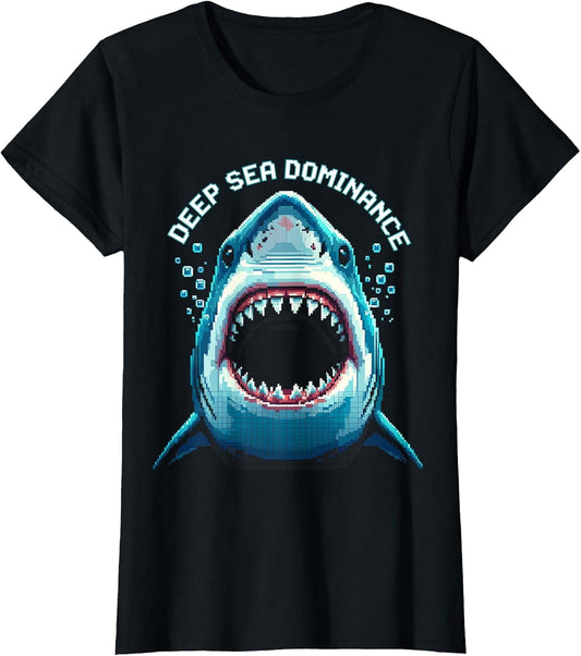 Deep Sea Dominance Shark Graphic Design