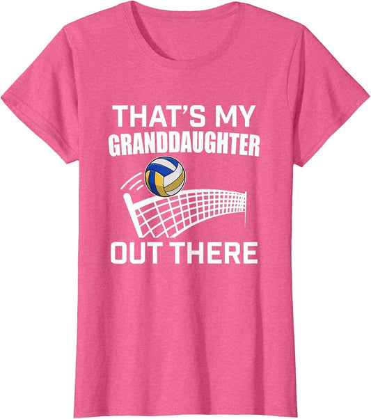 That's My Granddaughter Out There Volleyball Grandparent