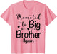 Promoted to Big Brother Again Baby Announcement Sibling Kids