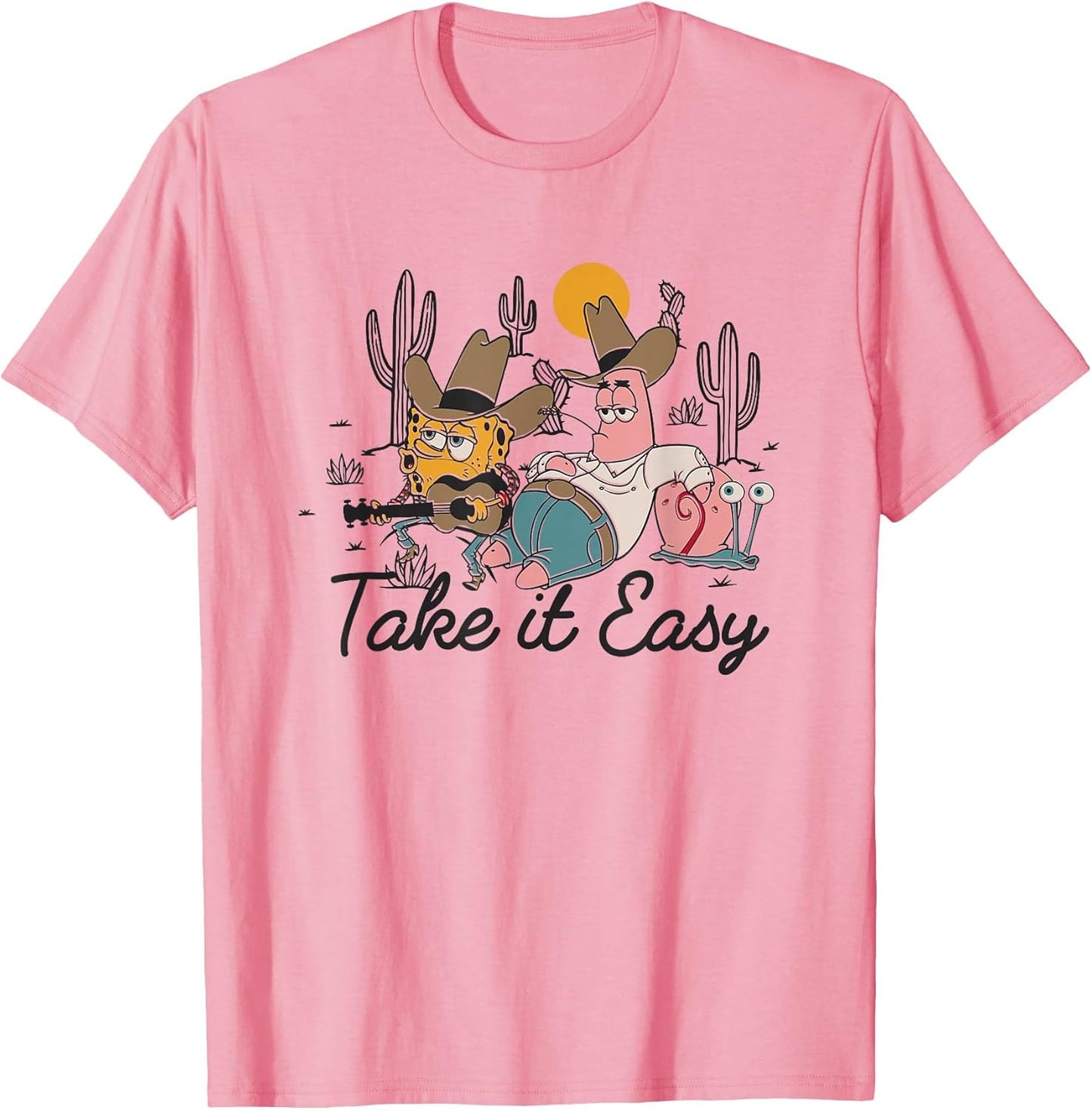 Spongebob Squarepants It Easy Cowboy Western Aesthetic