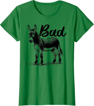 Funny Bad Ass Donkey Shirt Badass Donkey Retro Donkeys Meme