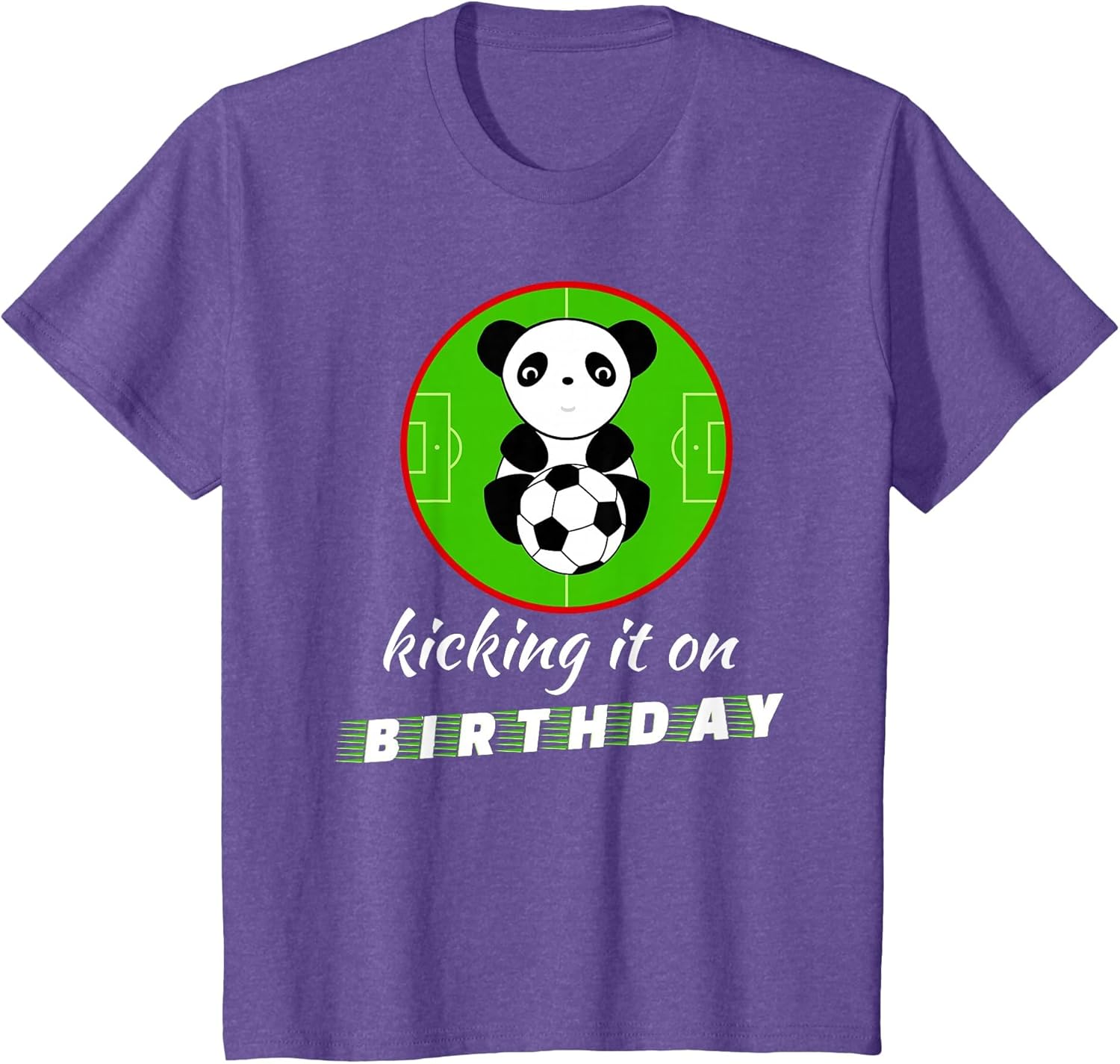 Kids Panda Ninja Boy Birthday Play Soccer Kicking My Birthday