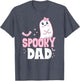 Spooky Dad Family Cute Pink White Ghost Boo Halloween