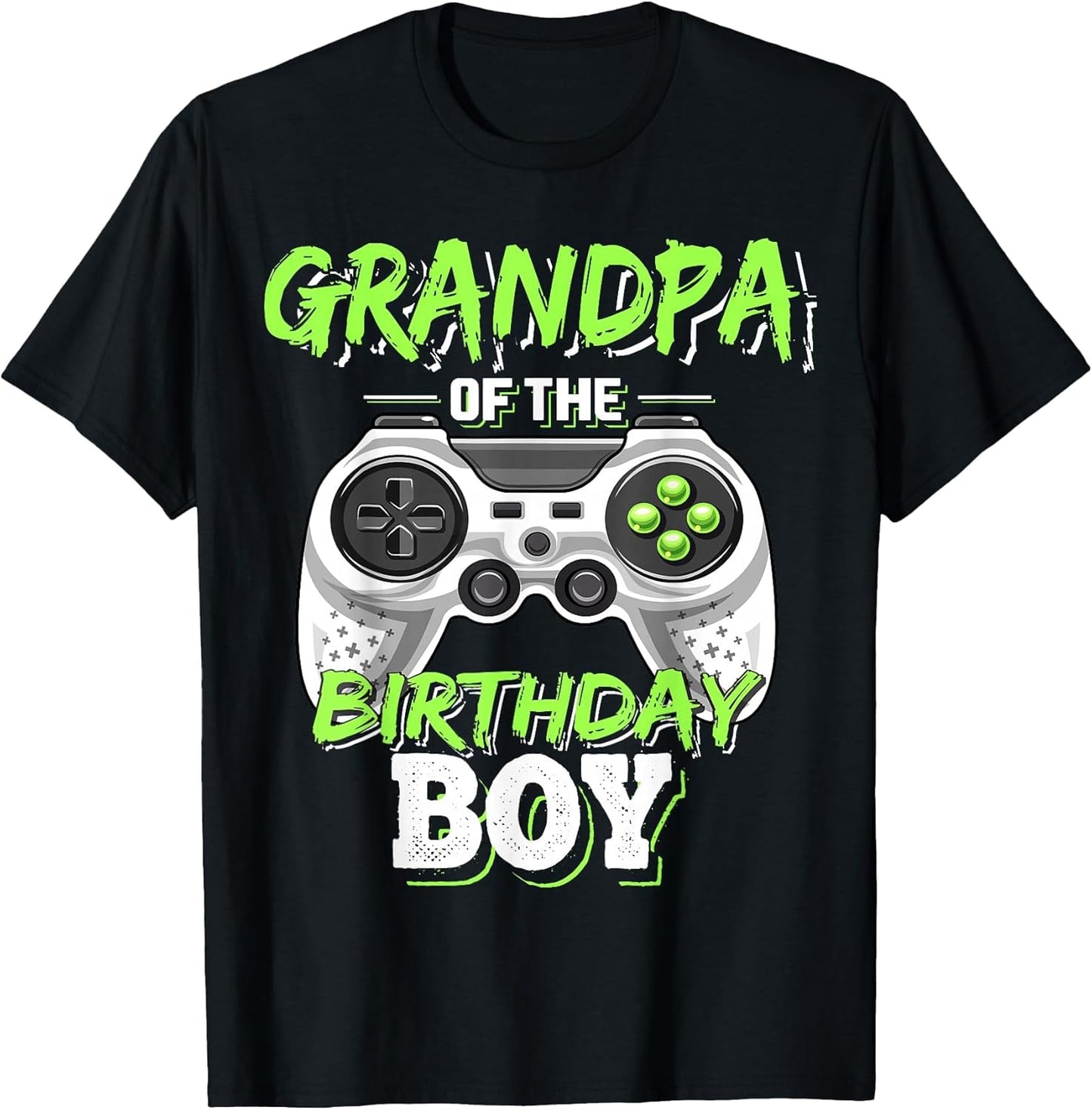 Grandpa of The Birthday Boy Matching Video Game Birthday