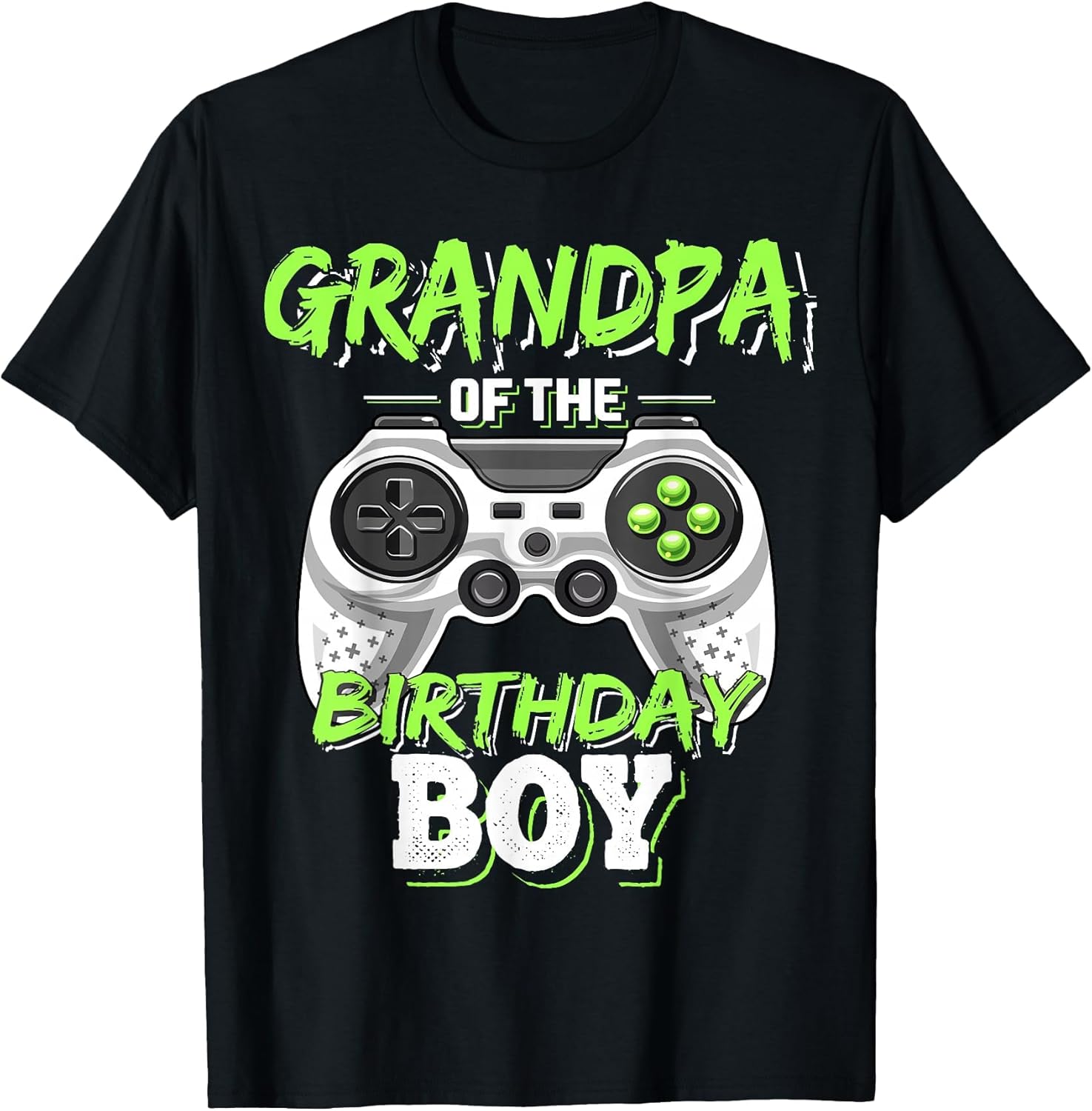 Grandpa of The Birthday Boy Matching Video Game Birthday