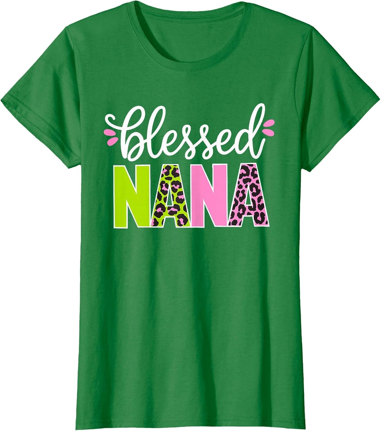 Blessed Nana Shirt Women Grandma Nana Mothers Day