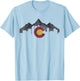 Colorado Mountains Flag Denver Skyline Souvenir Gift