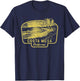 Costa Mesa California Beach Surf Vintage Blue