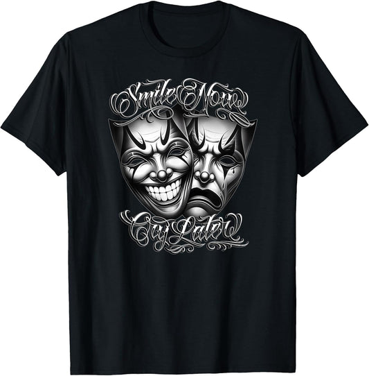 Smile Now CRY Later Masks Clown Payaso Chicano Chola Cholo