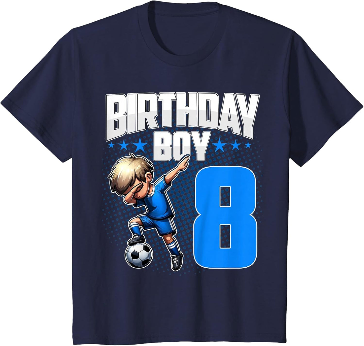 8th Birthday Boy Soccer Dabbing - 8 Years Old Boy Birthday