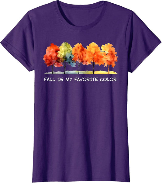 Fall is My Favorite Color Funny Autumn Lover