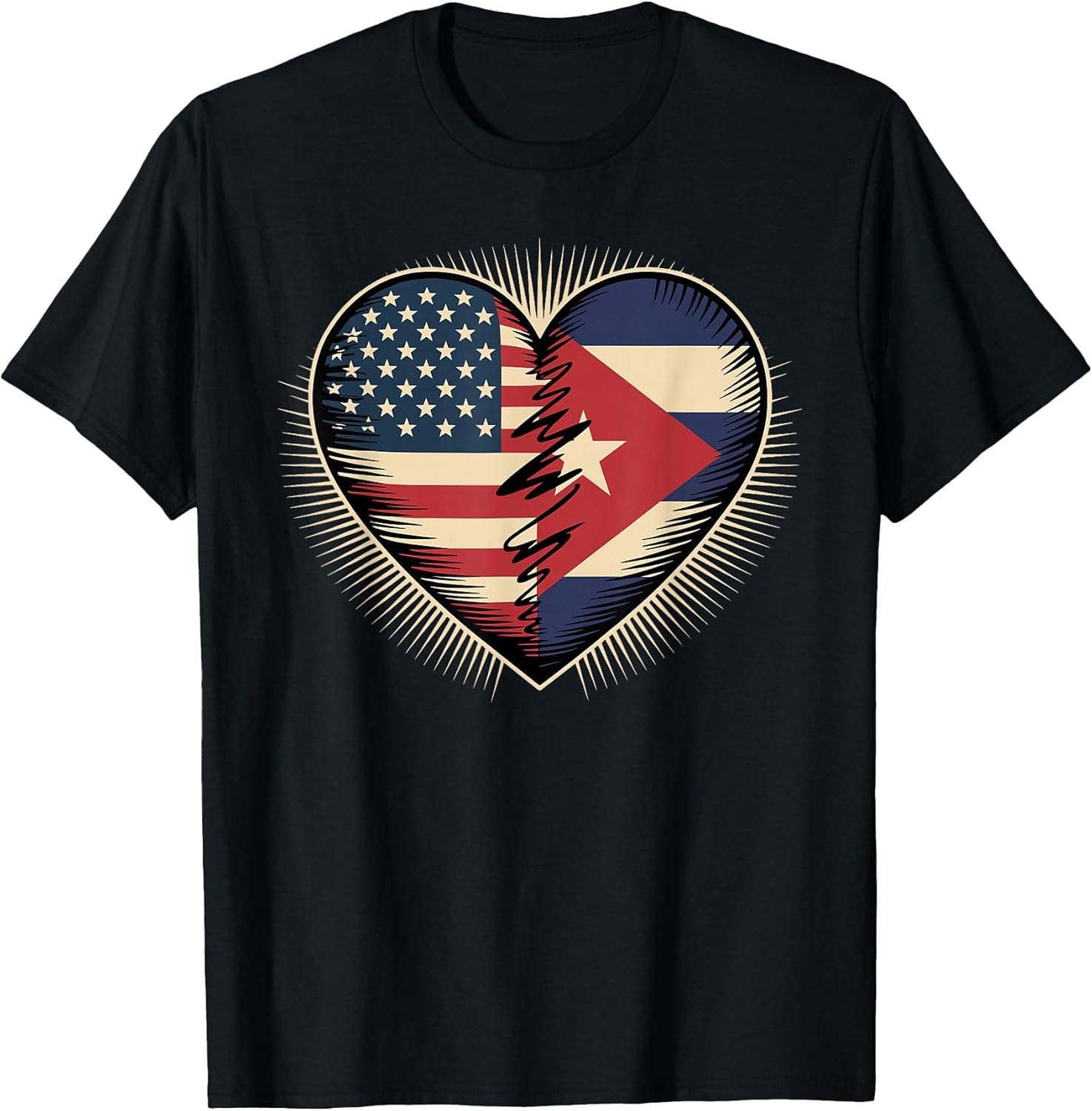 Half American Cuban Roots USA Cuba America