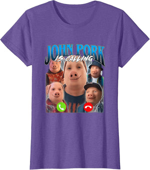 John Pork is Calling Funny Gen Z Brainrot Trending Gag Meme