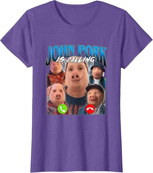 John Pork is Calling Funny Gen Z Brainrot Trending Gag Meme