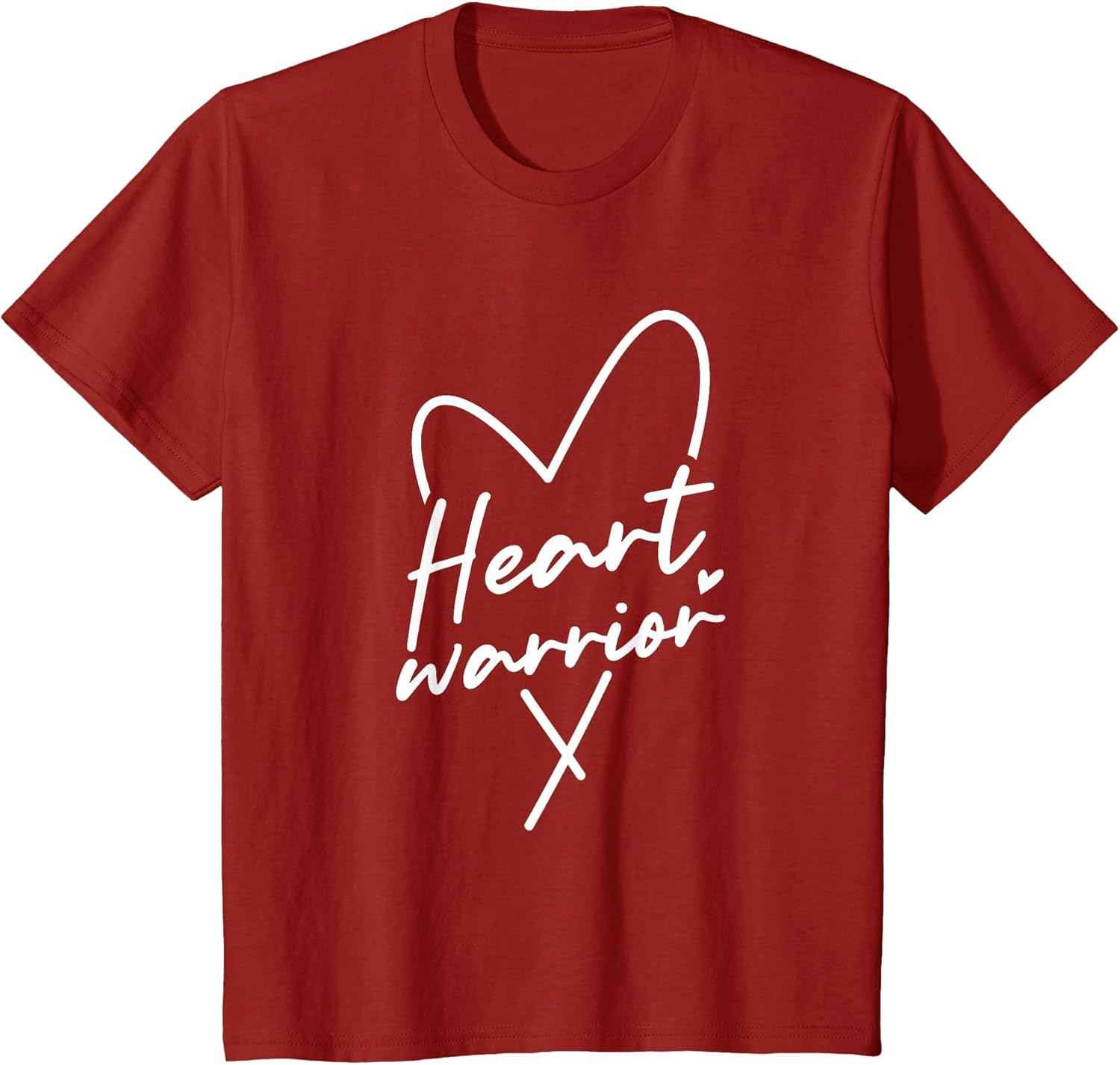 Heart Warrior Heart Disease Awareness Design Men