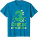 Kids Three Rex 3rd Birthday Third Dinosaur 3 Year Old Bday Boy