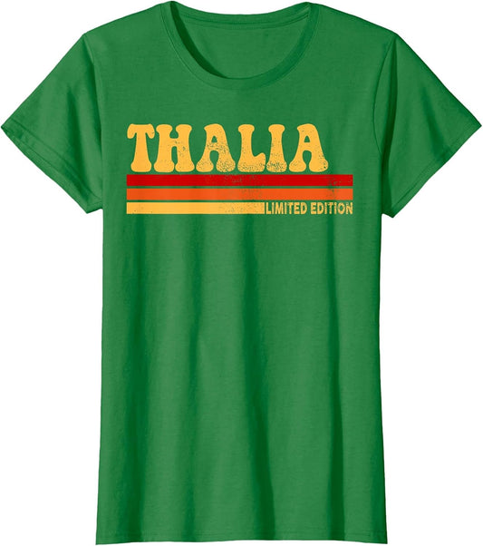 Thalia Name Personalized Cute Idea Women Vintage Thalia