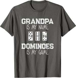 Vintage Double Six Dominoes Game Themed Domino Grandpa