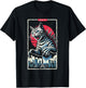 Cat Kaiju Catzilla Japanese Art Men Women Kids Funny Cat