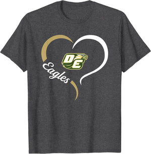DeSoto Eagles Logo Half Heart Slogan HS