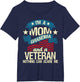 I'm A Mom Grandma and A Veteran - Patriotic American Flag