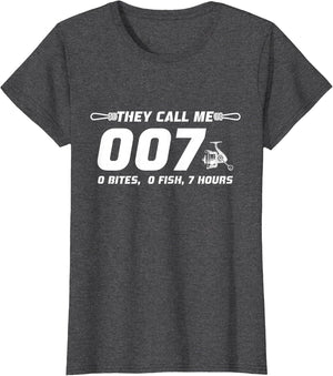 Fisherman Joke Dad They Call Me 0 0 7 Funny Fishing Humor