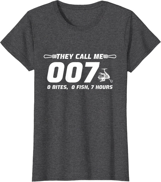 Fisherman Joke Dad They Call Me 0 0 7 Funny Fishing Humor