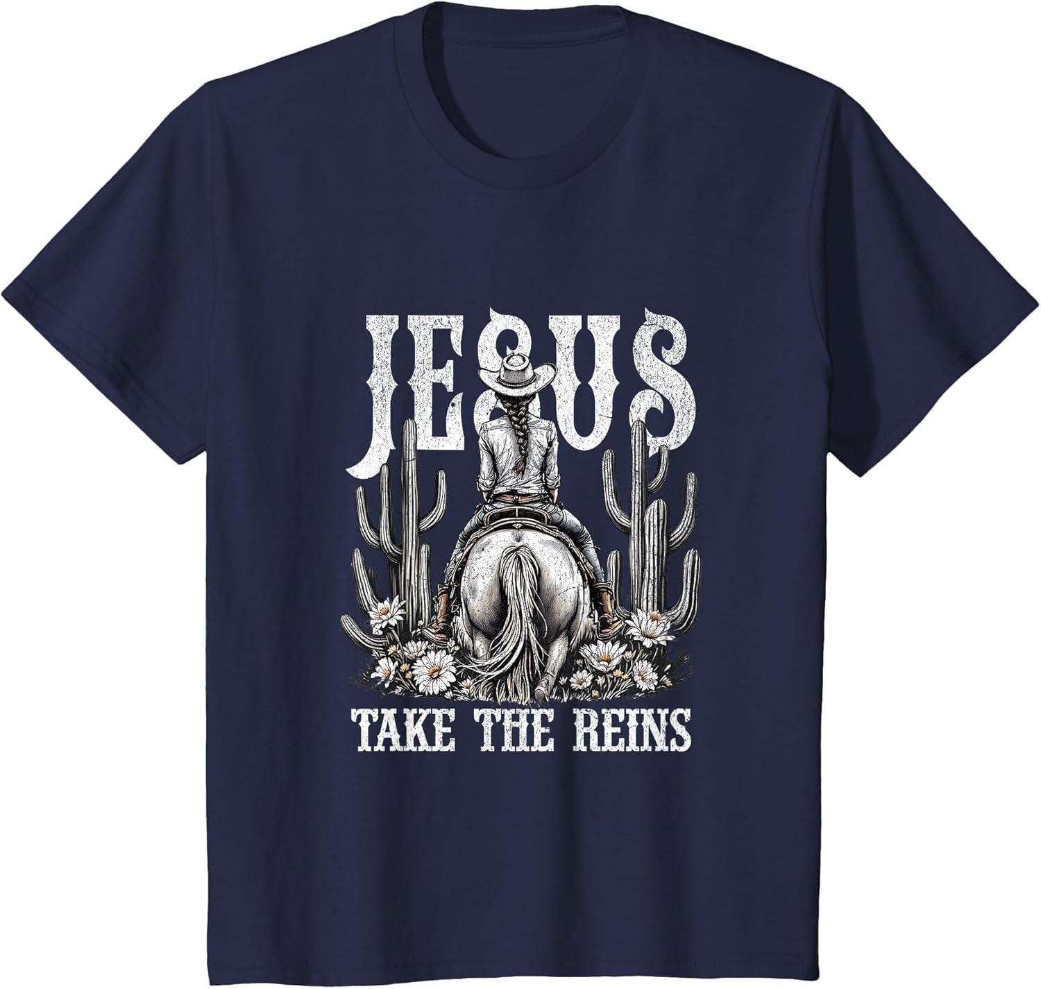 Jesus Take The Reins Western Cowgirl Design