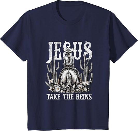 Jesus Take The Reins Western Cowgirl Design