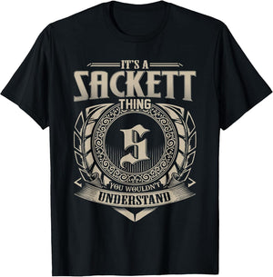 It's A SACKETT Thing You Wouldn't Understand Name Vintage