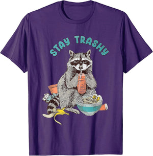 Stay Trashy Raccoon Funny Women