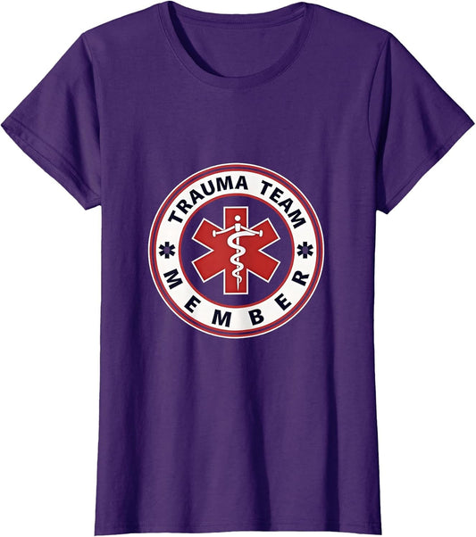 Trauma Team Member ER Nurse Bold Design
