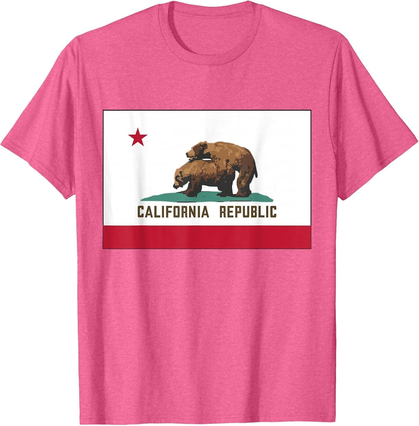 California Republic Funny Humping Grizzly Bears CA State Map