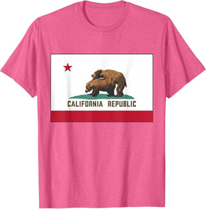 California Republic Funny Humping Grizzly Bears CA State Map
