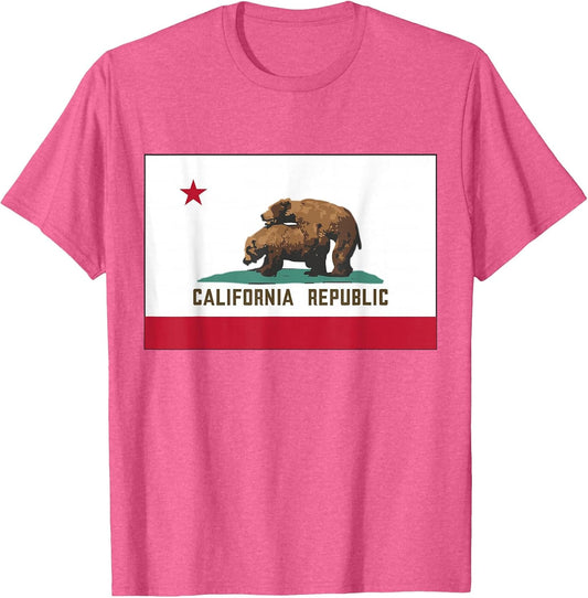 California Republic Funny Humping Grizzly Bears CA State Map
