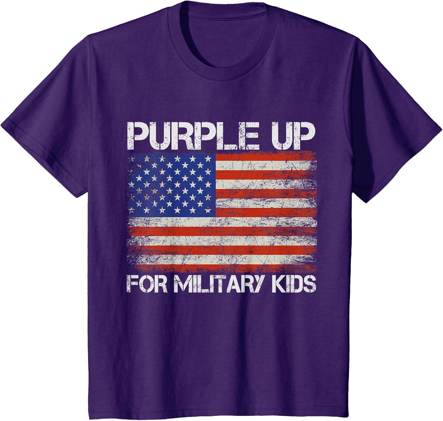 Purple up for Military Kids - Month of The Military Child