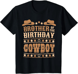 Brother of Birthday Cowboy Cute Western Bday Boy Birthday