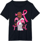 Breast Cancer Awareness African American Afro Pink Ribbon