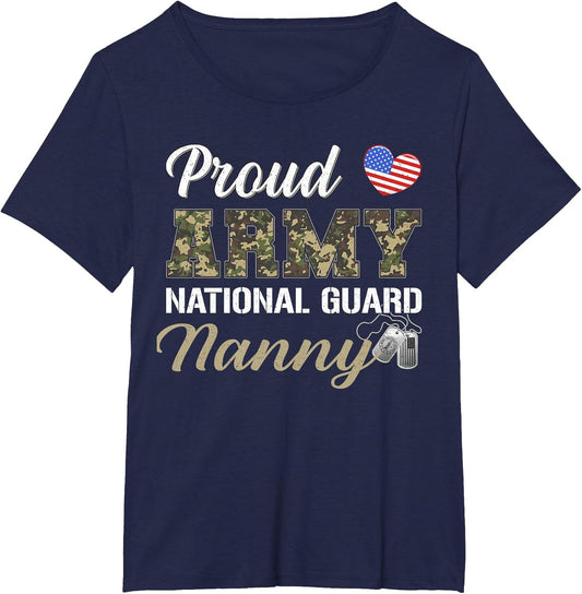 Retro Proud Army National Guard Nanny Military Pride Costume
