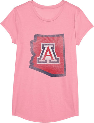 Arizona Wildcats Retro State Officially Licensed