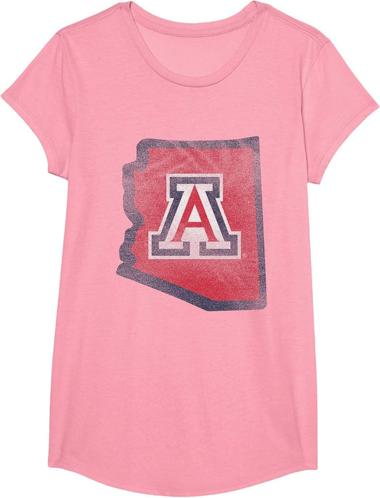 Arizona Wildcats Retro State Officially Licensed