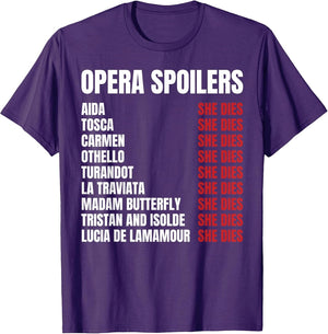 Opera Spoiler Tosca She Dies Latraviata Madame Butterflies