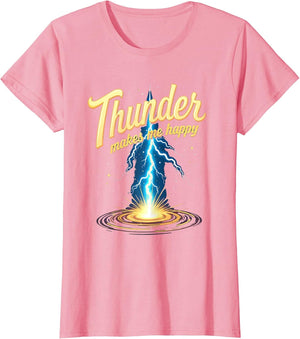 Thunder Makes Me Happy Stormy Weather Design