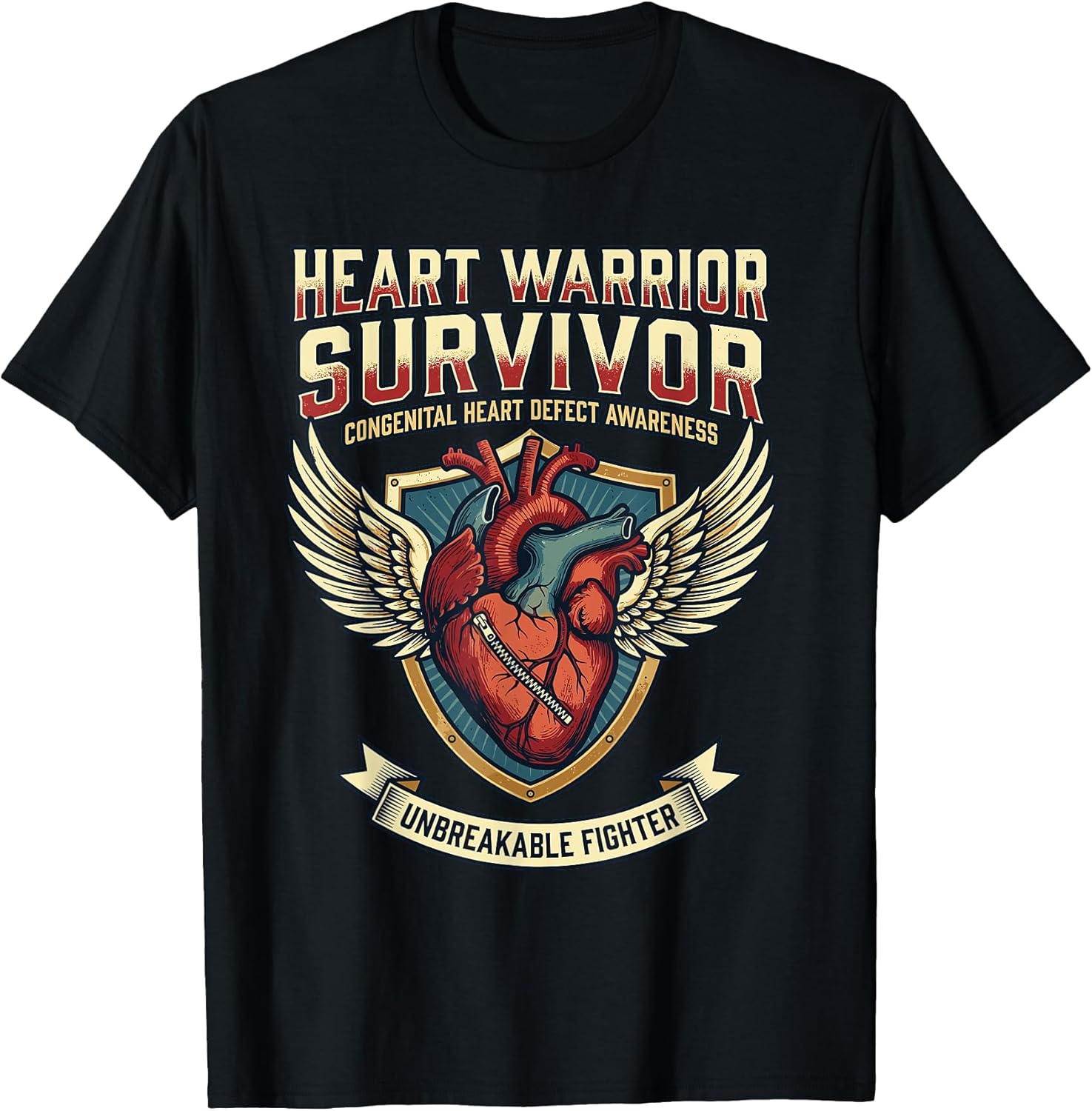 Congenital Heart Defect Awareness Heart Warrior CHD Survivor