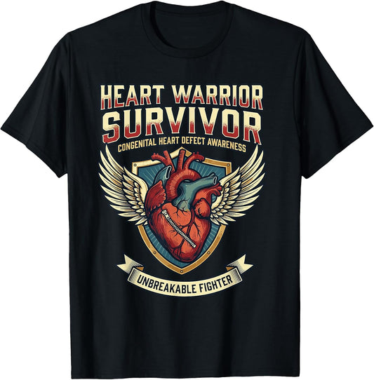 Congenital Heart Defect Awareness Heart Warrior CHD Survivor