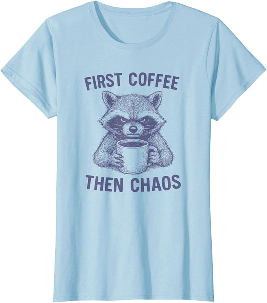 Funny Coffee Lover Funny Raccoon Sarcastic Caffeine Lover
