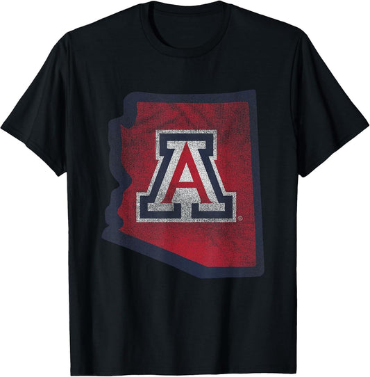 Arizona Wildcats Retro State Officially Licensed