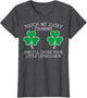 St Patricks Day Touch My Lucky Charm Fun Saint Paddys Women